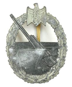 German KM Coastal Artillery War Badge