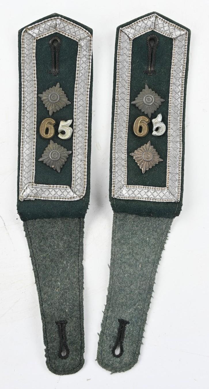German WH M36 Infantry Shoulderboards I.R. 65 — image 4