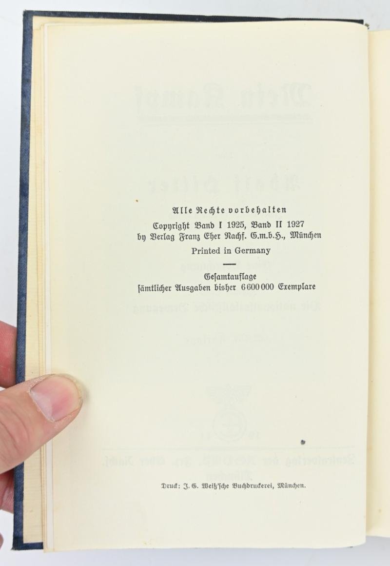 German Adolf Hitler Mein Kampf Book 1941 — image 4