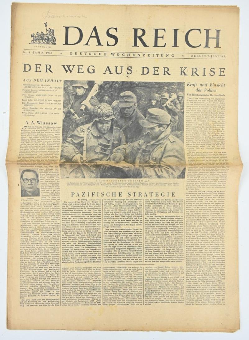 German Newspaper 'Das Reich' 7 January 1945 — image 4