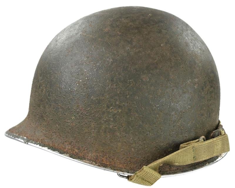 US WW2 M1 Named Combat Helmet — image 2