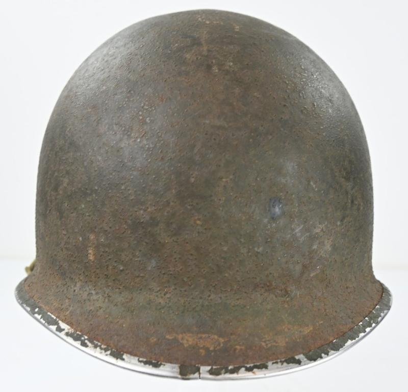 US WW2 M1 Named Combat Helmet — image 3