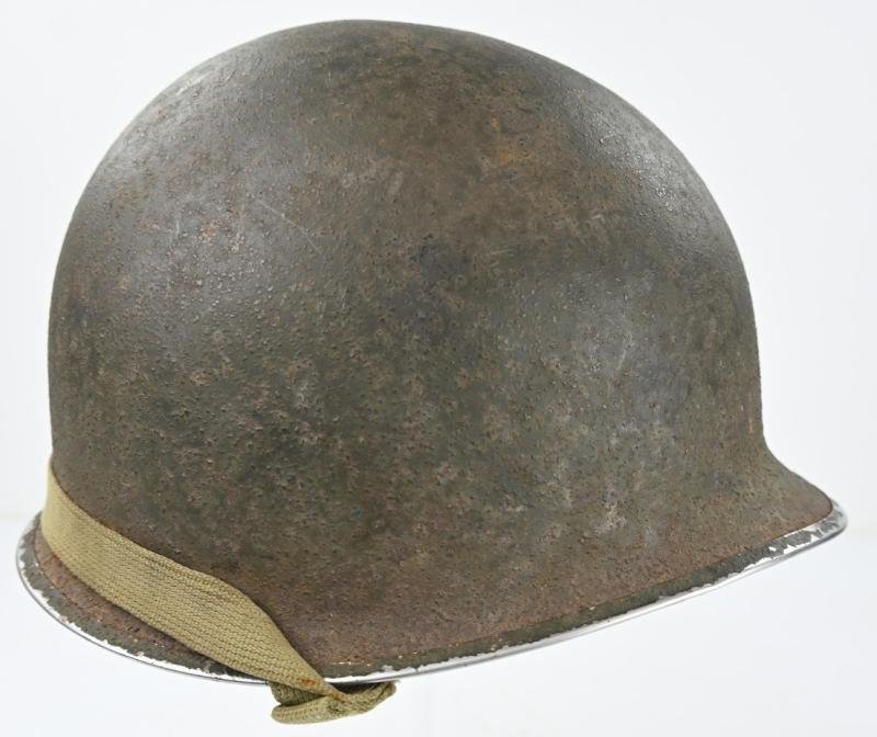 US WW2 M1 Named Combat Helmet — image 4