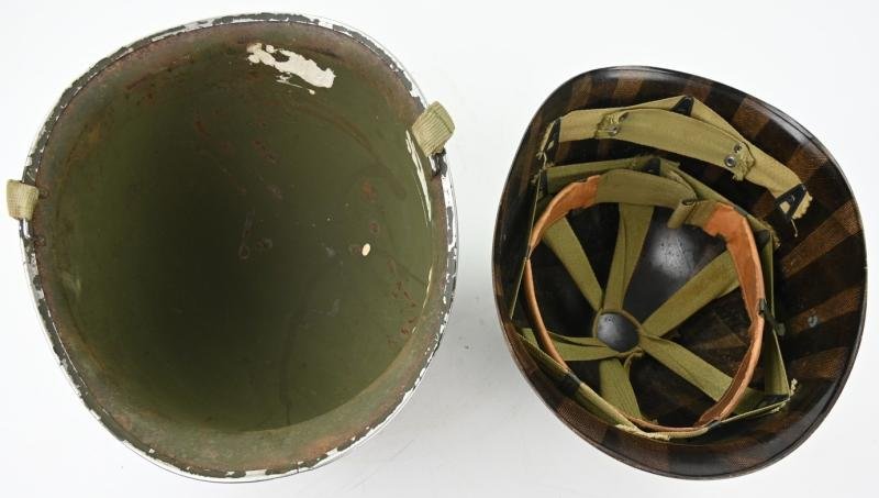 US WW2 M1 Named Combat Helmet — image 7