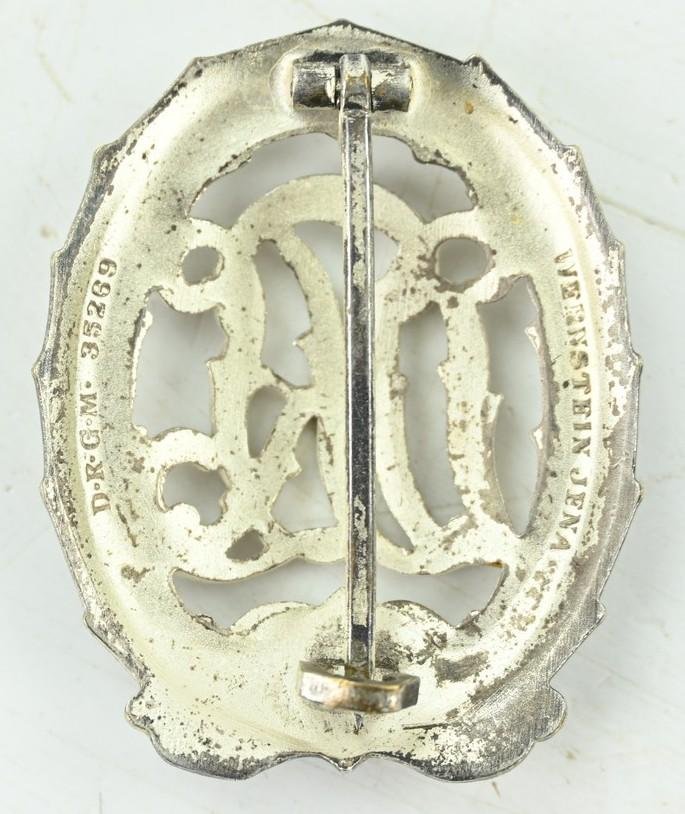 German DRL Sports Badge in Silver — image 3