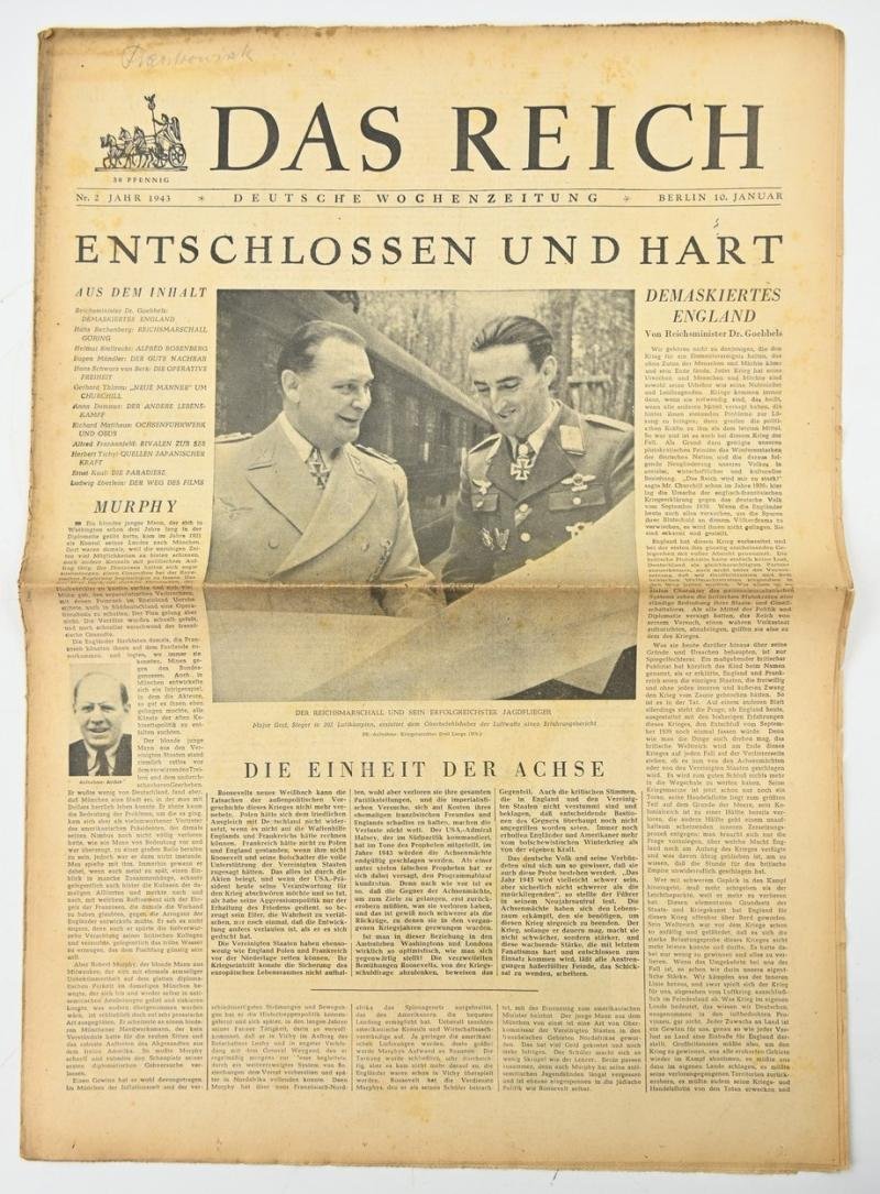 German Newspaper 'Das Reich' 10 January 1943 — image 4