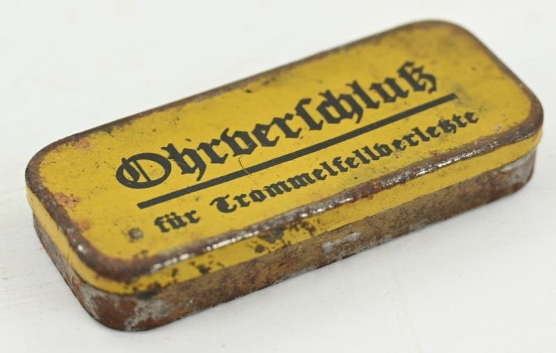 German WH 'Ohrverschluß für Trommelfellverletzte' Box — image 2
