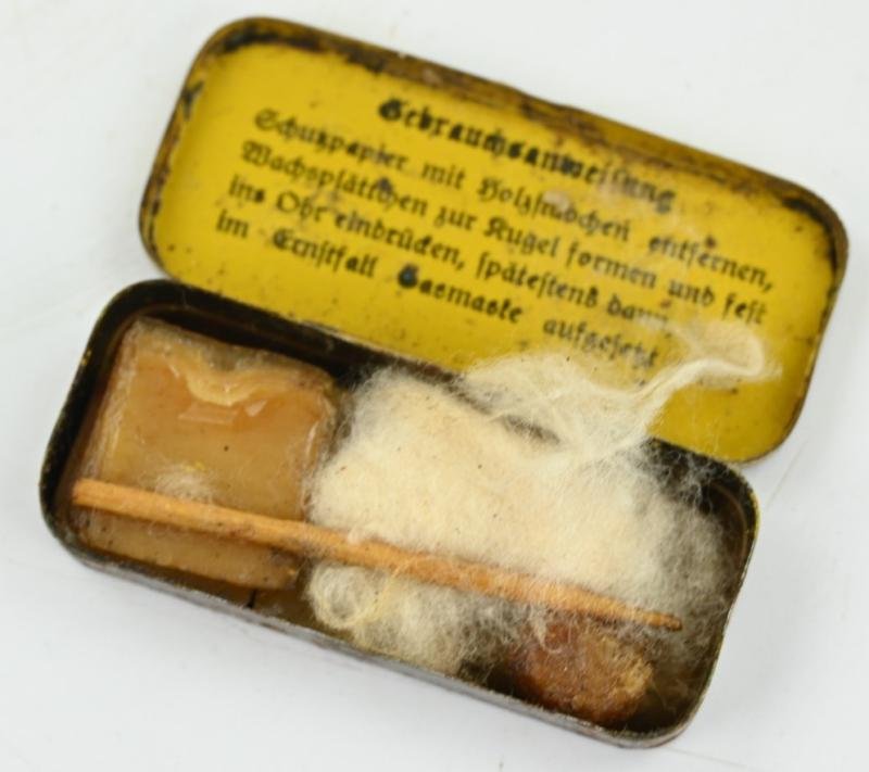 German WH 'Ohrverschluß für Trommelfellverletzte' Box — image 4