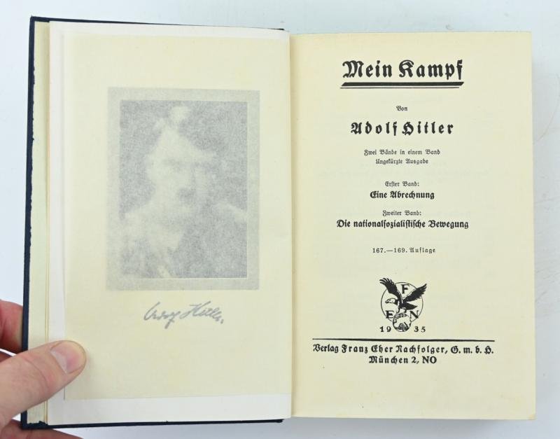 German Adolf Hitler Mein Kampf Book 1935 — image 3