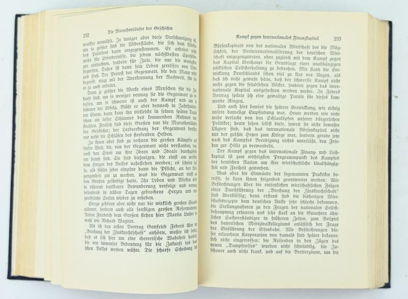 German Adolf Hitler Mein Kampf Book 1935 — image 4