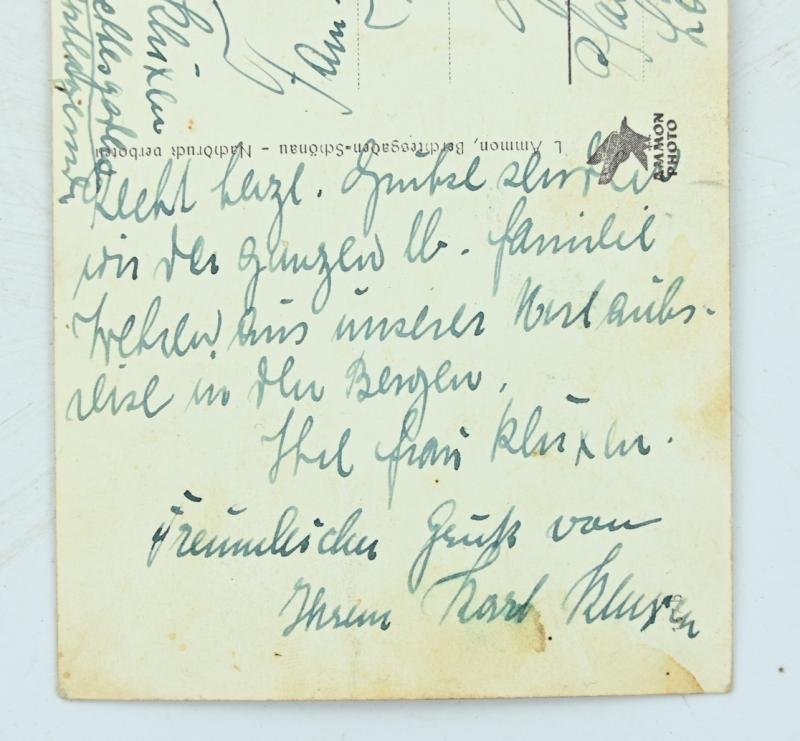 German Postwar Postcard 'Hitler's Home' — image 3