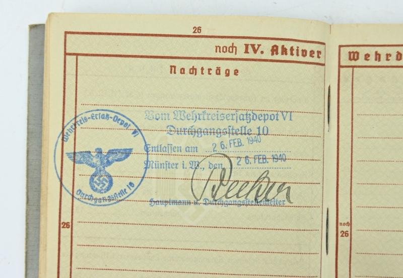 German WH Wehrpass WW1 Veteran — image 11