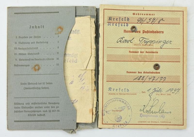 German WH Wehrpass WW1 Veteran — image 5