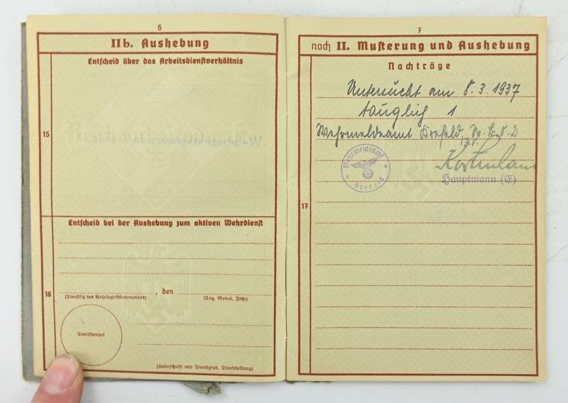 German WH Wehrpass WW1 Veteran — image 8