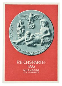 German Third Reich Postcard 'Reichsparteitag 1939'
