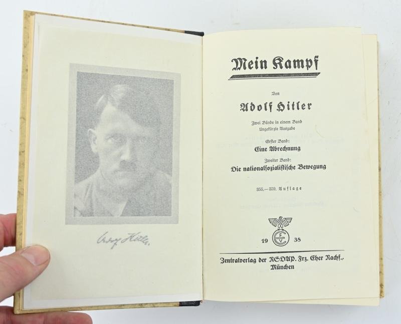 German Adolf Hitler Mein Kampf Book with Cover 'Dortmund' — image 4