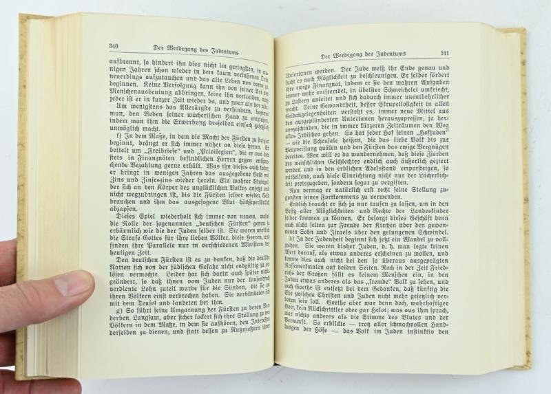 German Adolf Hitler Mein Kampf Book with Cover 'Dortmund' — image 6