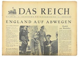 German Newspaper 'Das Reich' 10 May 1942