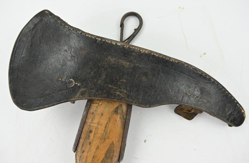 German Third Reich Era Firefighters Axe with Cover — image 2