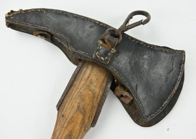 German Third Reich Era Firefighters Axe with Cover — image 5