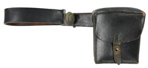German Third Reich State Police belt & Beltbuckle with mapcase