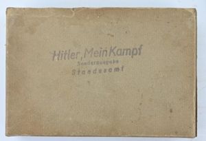 German Adolf Hitler Mein Kampf Book with Marked Cover