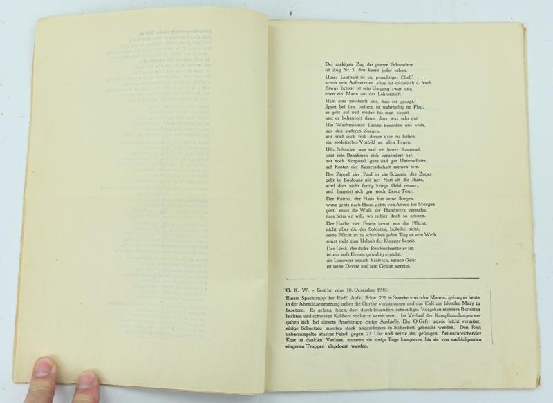 German WH Christmas Booklet 'Radf. Aufkl.-Schwadron 208' — image 2