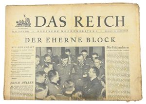 German Newspaper 'Das Reich' 27 December 1942