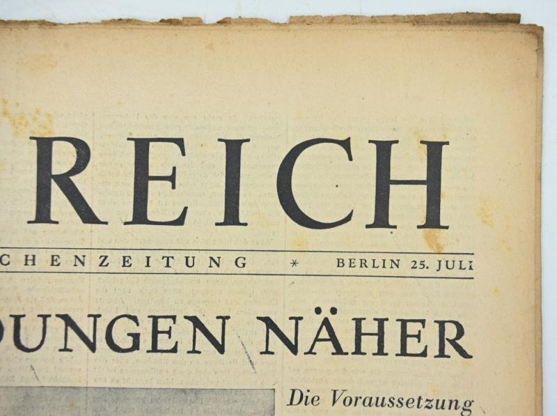 German Newspaper 'Das Reich' 25 July 1943 — image 2