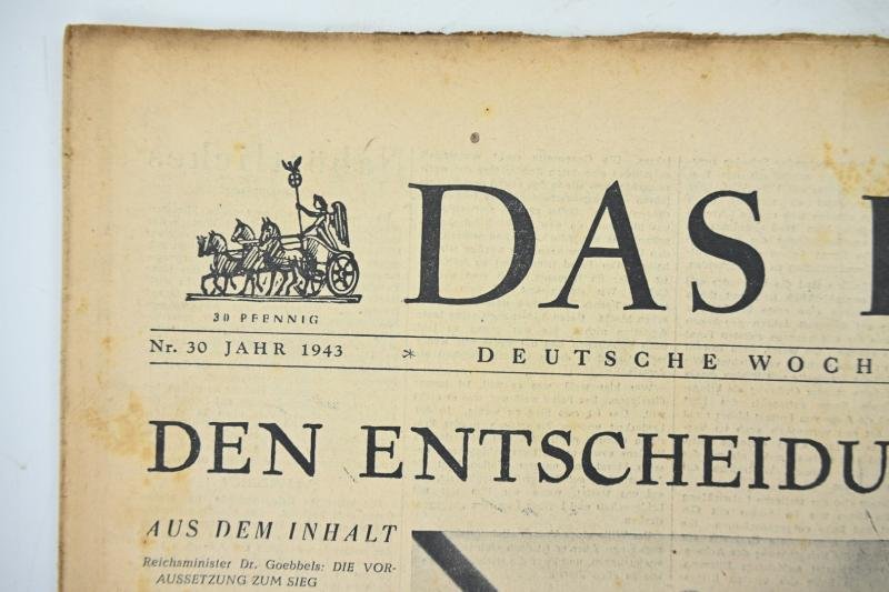 German Newspaper 'Das Reich' 25 July 1943 — image 3