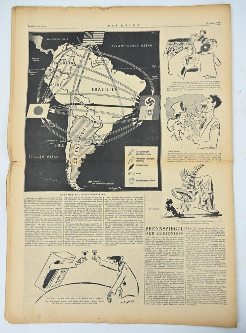 German Newspaper 'Das Reich' 25 July 1943 — image 8