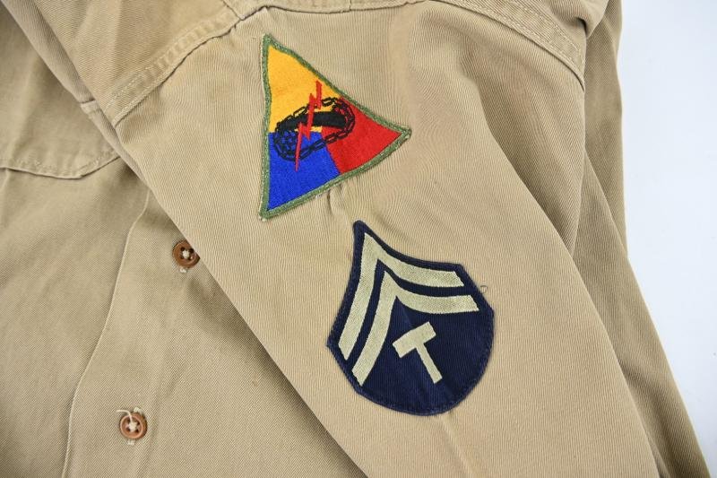US WW2 Armored Division EM Shirt — image 7