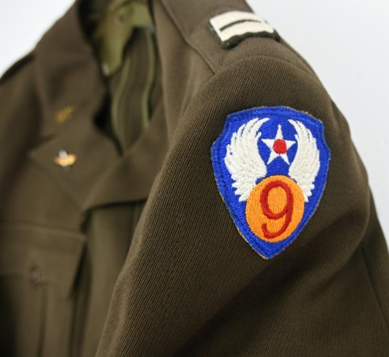 USAAF WW2 Officer /Pilot Ike Jacket '9th Airforce' — image 5