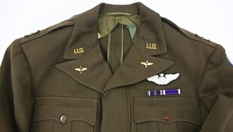 USAAF WW2 Officer /Pilot Ike Jacket '9th Airforce' — image 8