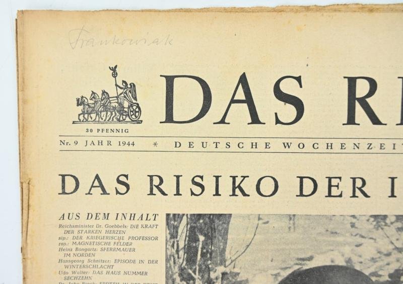German Newspaper 'Das Reich' 27 February 1944 — image 2
