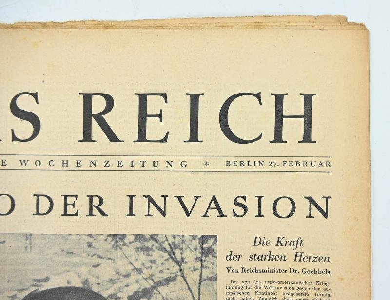 German Newspaper 'Das Reich' 27 February 1944 — image 3
