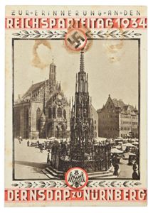 German Third Reich Postcard 'Reichsparteitag 1934'