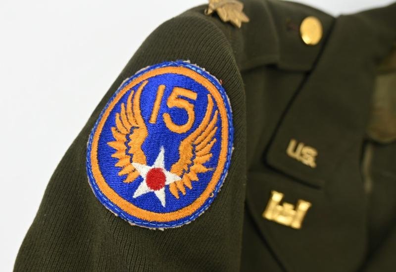 USAAF WW2 Class A Engineer Officer Tunic '15th Airforce' — image 7