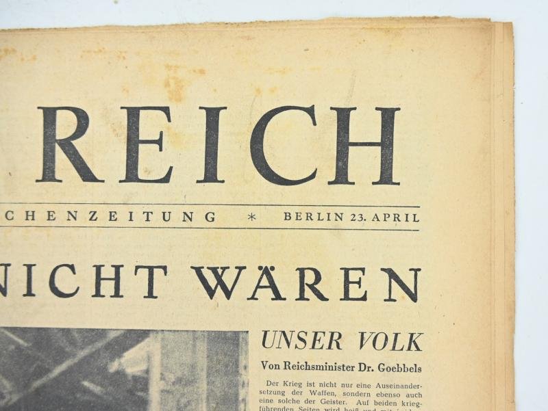German Newspaper 'Das Reich' 23 April1944 — image 3