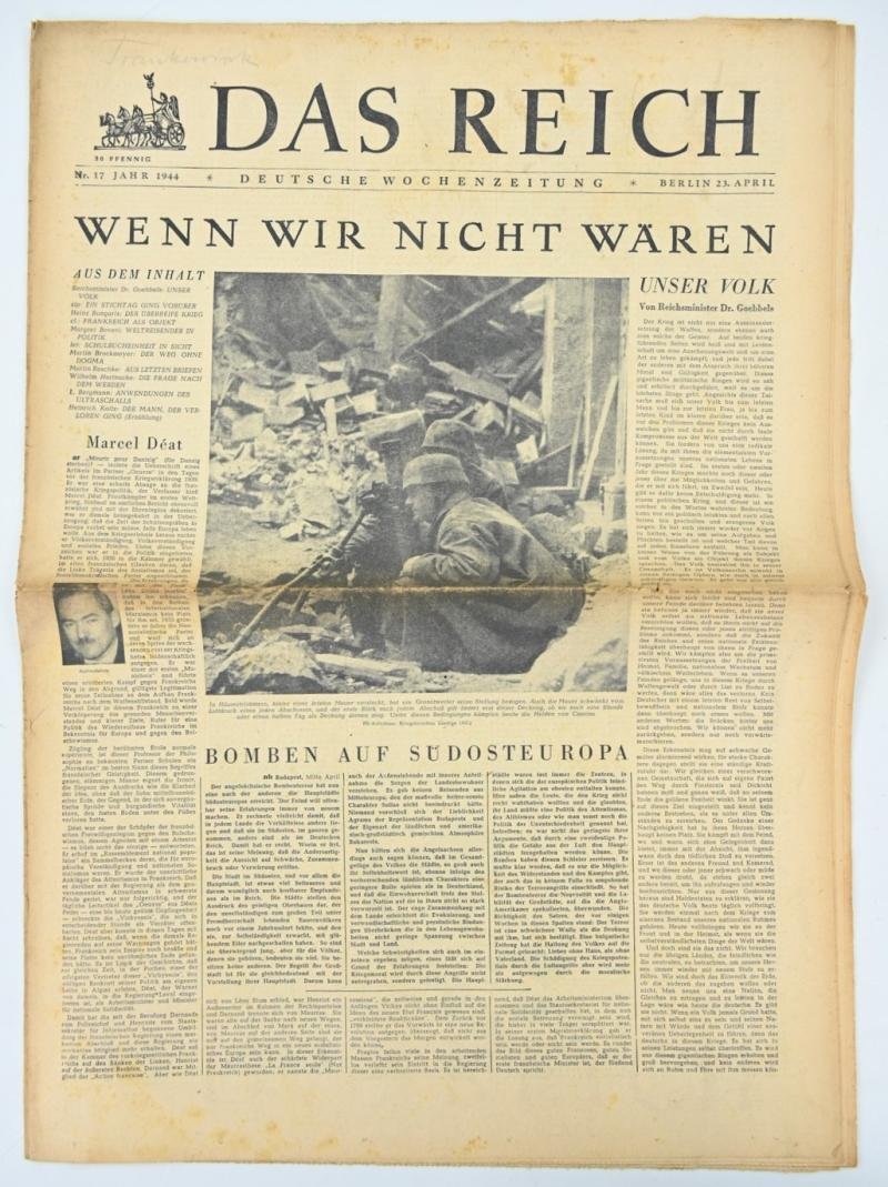 German Newspaper 'Das Reich' 23 April1944 — image 4