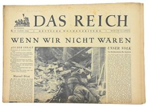 German Newspaper 'Das Reich' 23 April1944