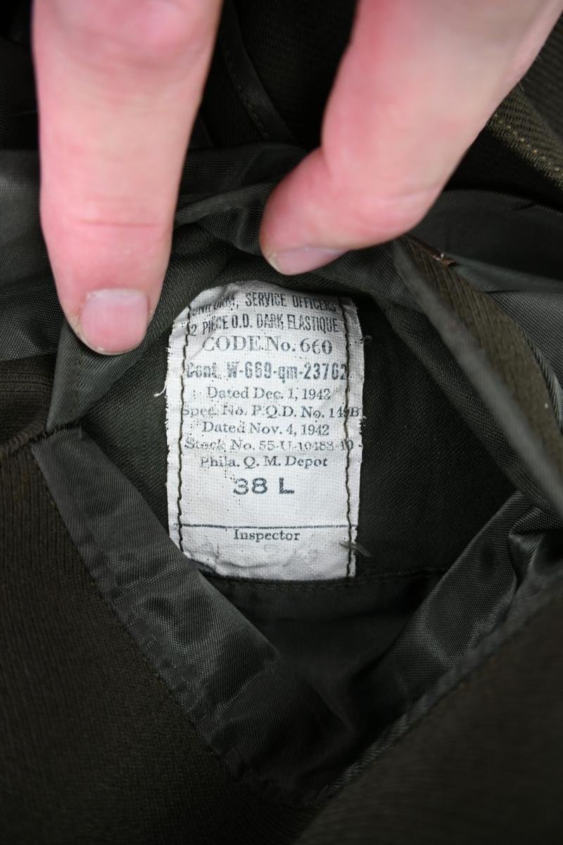 US WW2 Class A Officer Service Dress 'Cavalry' — image 5