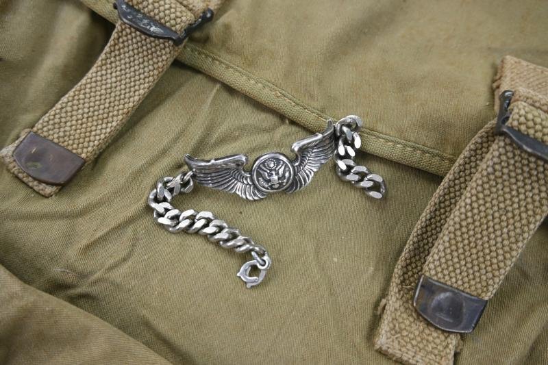 USAAF WW2 Named Musset Bag and Armband '43rd Ferrying Squadron' — image 2