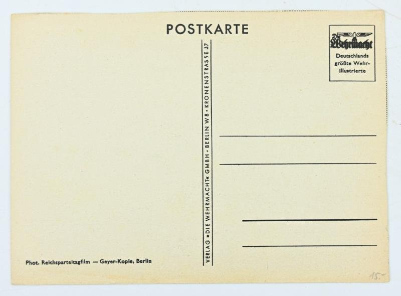 German Third Reich Postcard 'Der Unbekannte SA-Mann' — image 2