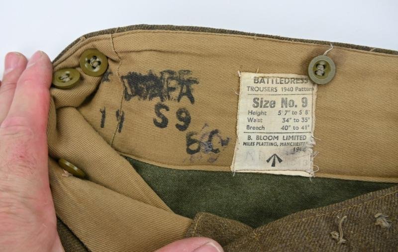 British M40 Battle Dress Trousers 1946 — image 7