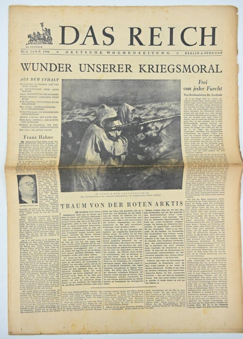 German Newspaper 'Das Reich' 6 February 1944 — image 4