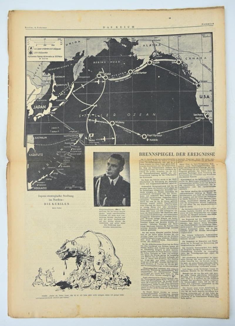 German Newspaper 'Das Reich' 6 February 1944 — image 8