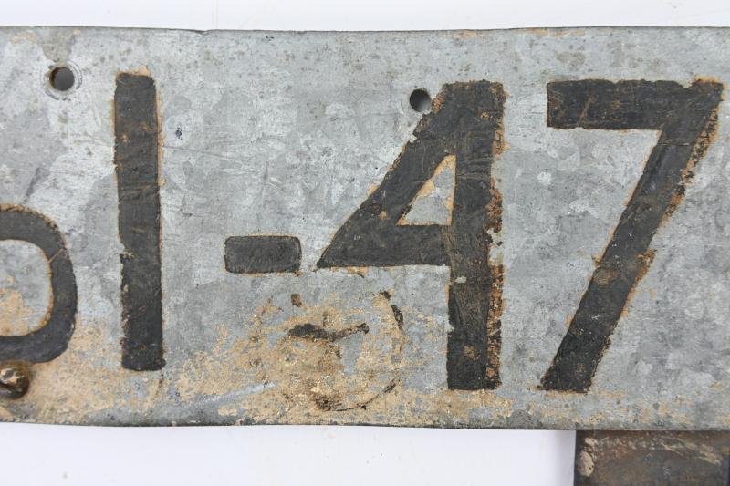German Police Vehicle License Plate — image 3