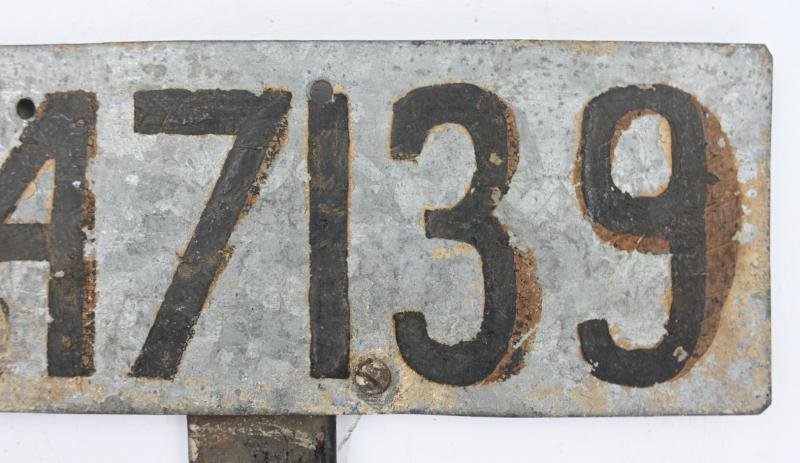 German Police Vehicle License Plate — image 4