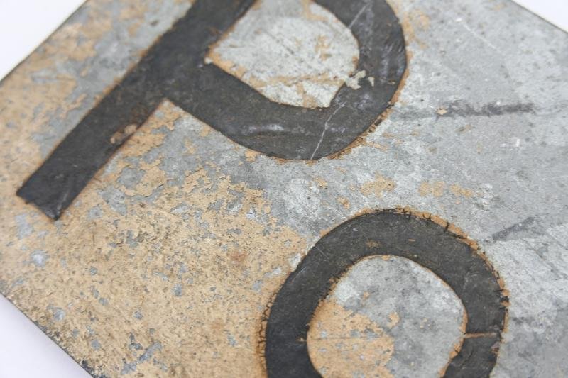 German Police Vehicle License Plate — image 6